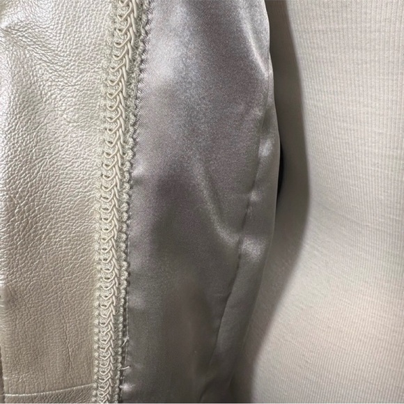 EUC Bradley Bayou Embellished Leather Jacket - Picture 6 of 9